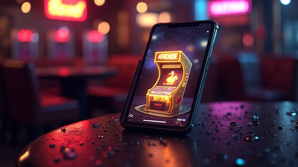 Smartphone showing the Chicken Road demo loading in a dark casino-style setting