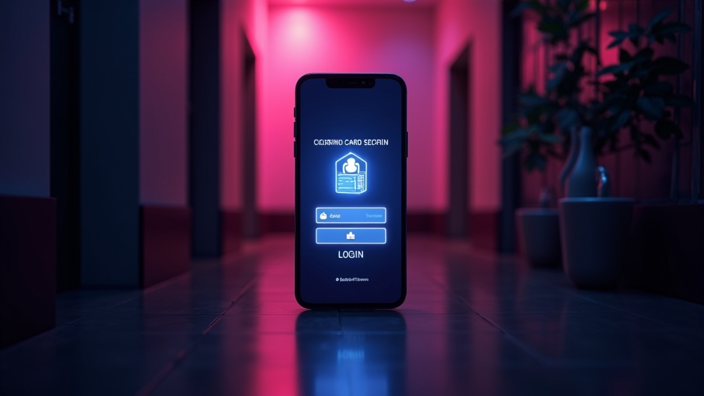 Phone showing a login screen for the Chicken Road demo in a dark casino setting