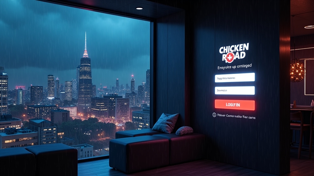 UK casino login screen with regional access restriction notice